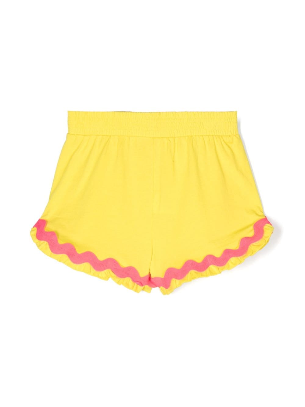 Shop Billieblush X Disney Daisy Duck-print Shorts In 黄色
