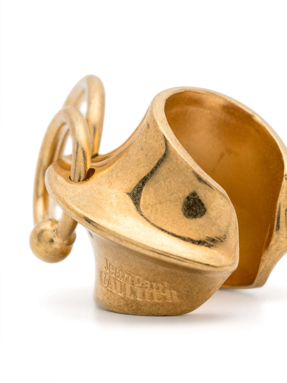 Jean Paul Gaultier The Piercing Ring Ear Cuff In Gold
