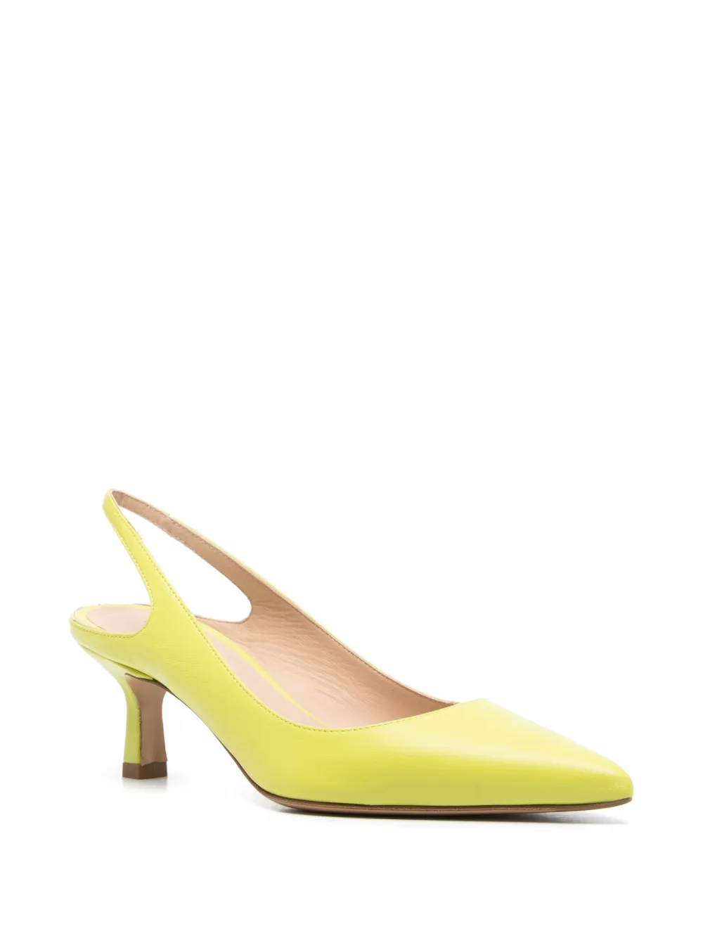 Shop Roberto Festa Roser 70mm Leather Pumps In Green