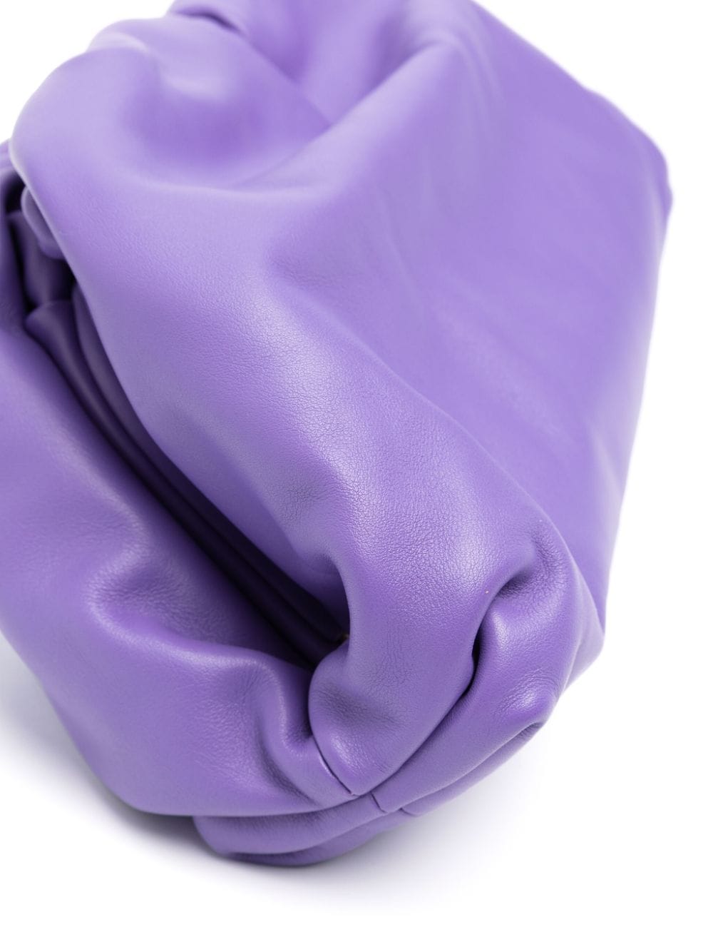 Shop Bottega Veneta Pouch Clutch Bag In Purple