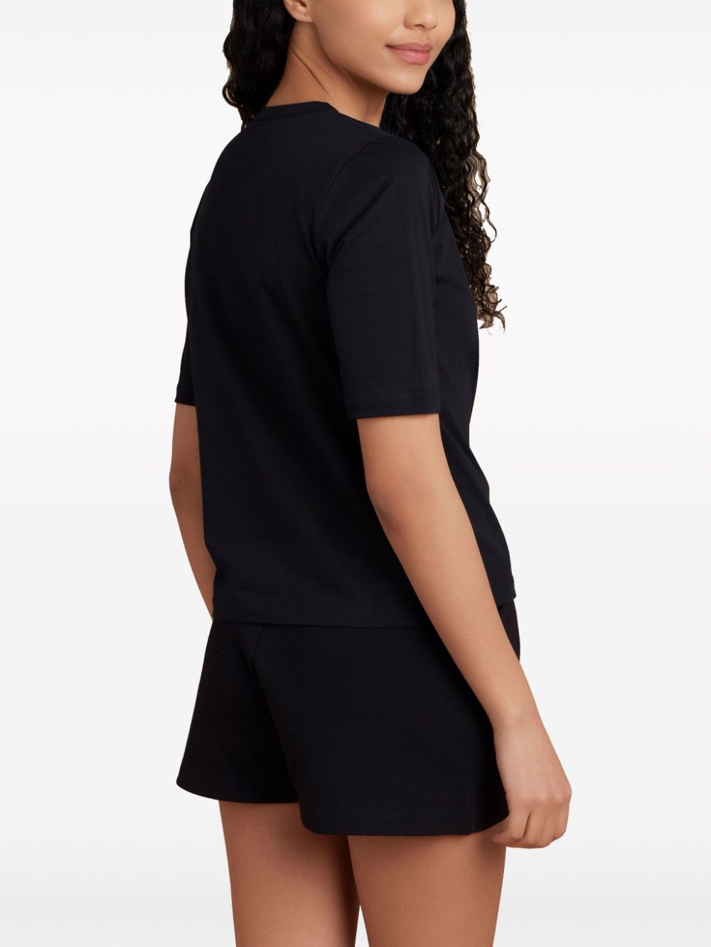 Shop Agnès B. Brando Cotton T-shirt In Black