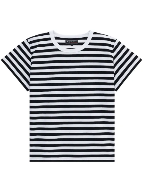 agnès b.  striped cotton T-shirt