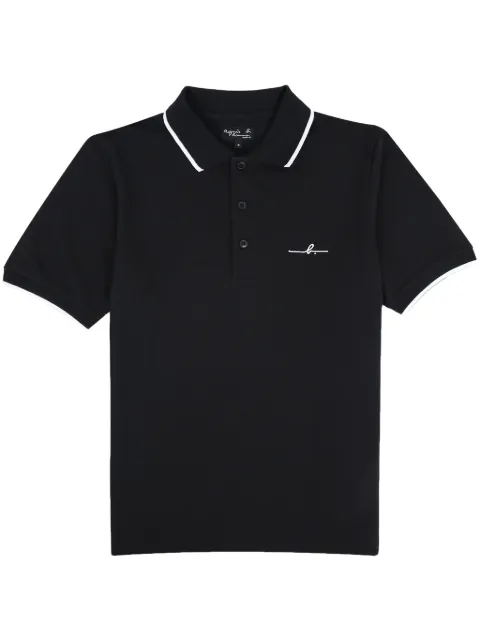 agnès b.  Brazilia cotton polo shirt