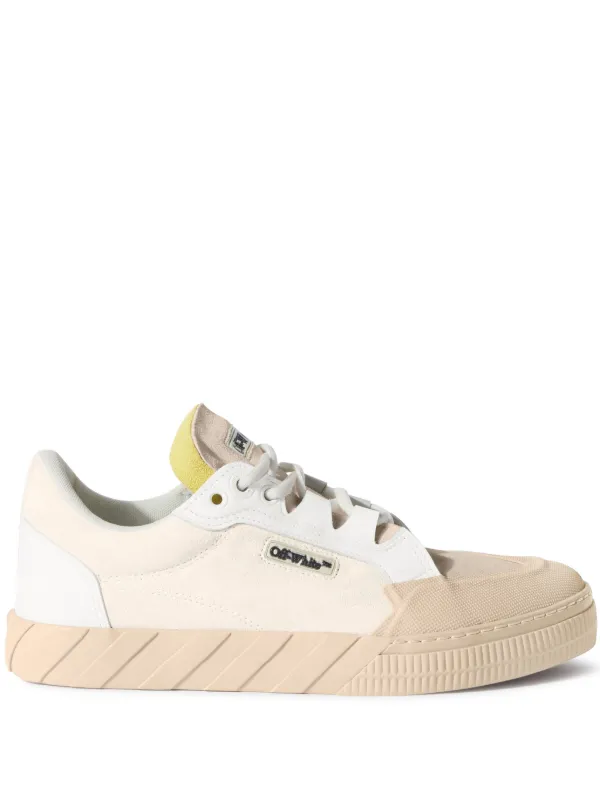 Off White Vulcanized 779 Sneakers Men Cotton Rubber Leather 40