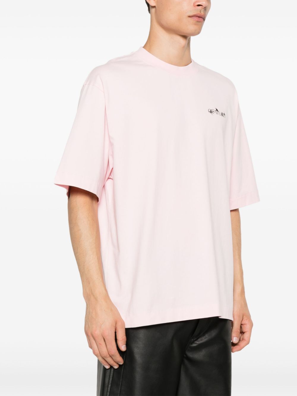 Off-White logo-print T-shirt Men