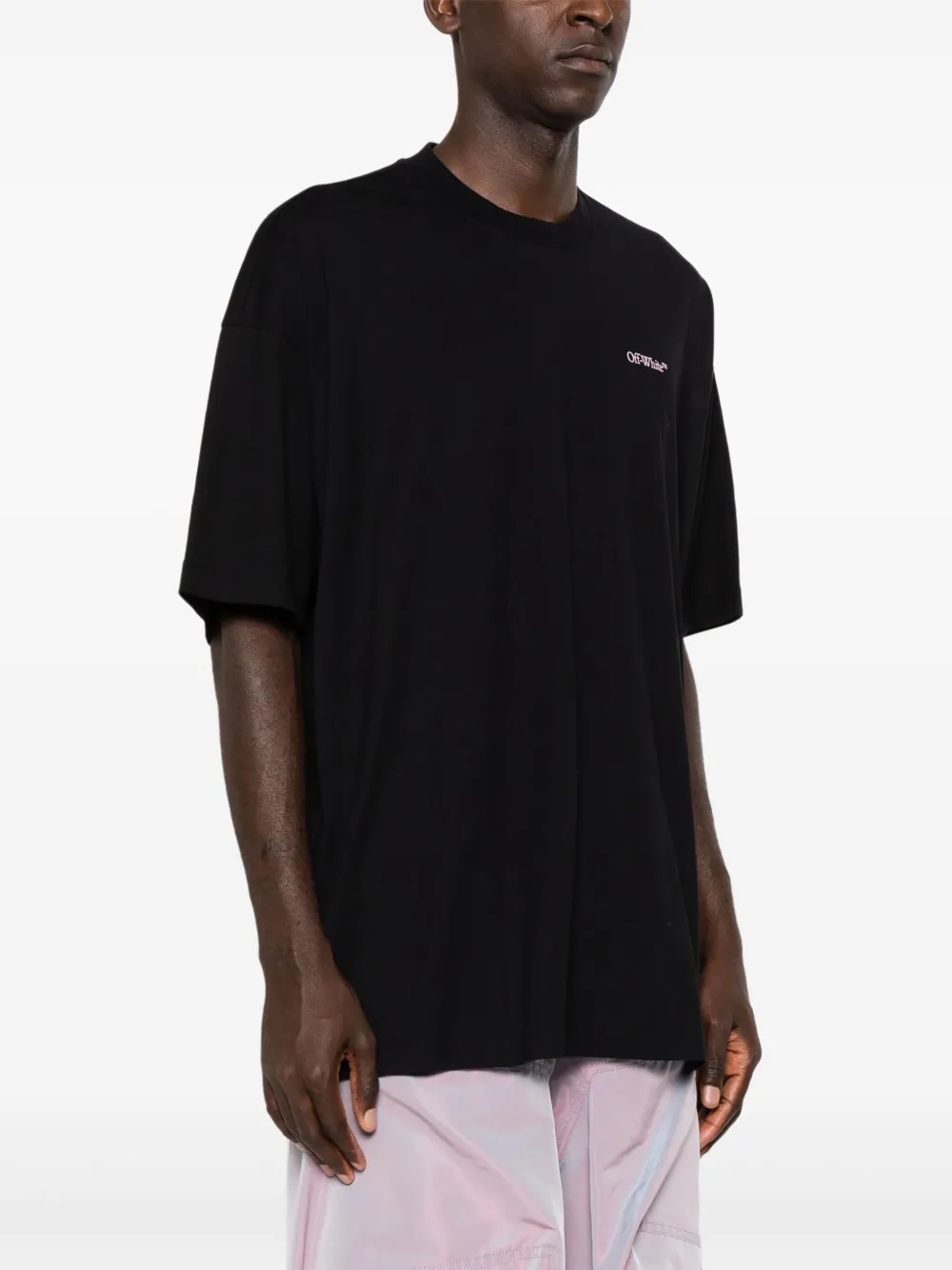 Off-White logo-print cotton T-shirt Men