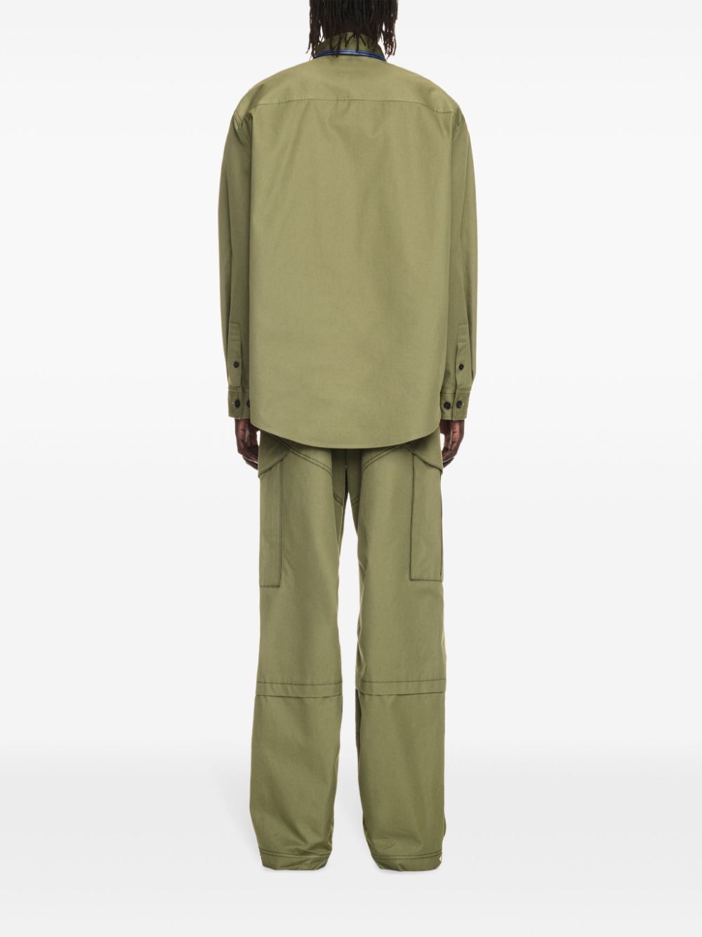 Off-White embroidered cargo straight trousers Men