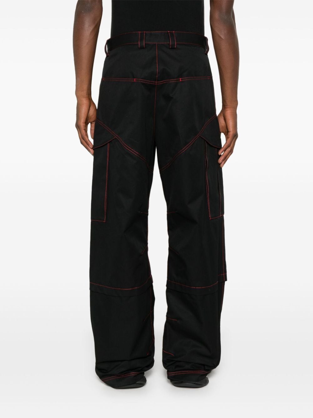 Shop Off-white Cargo Pants In Black