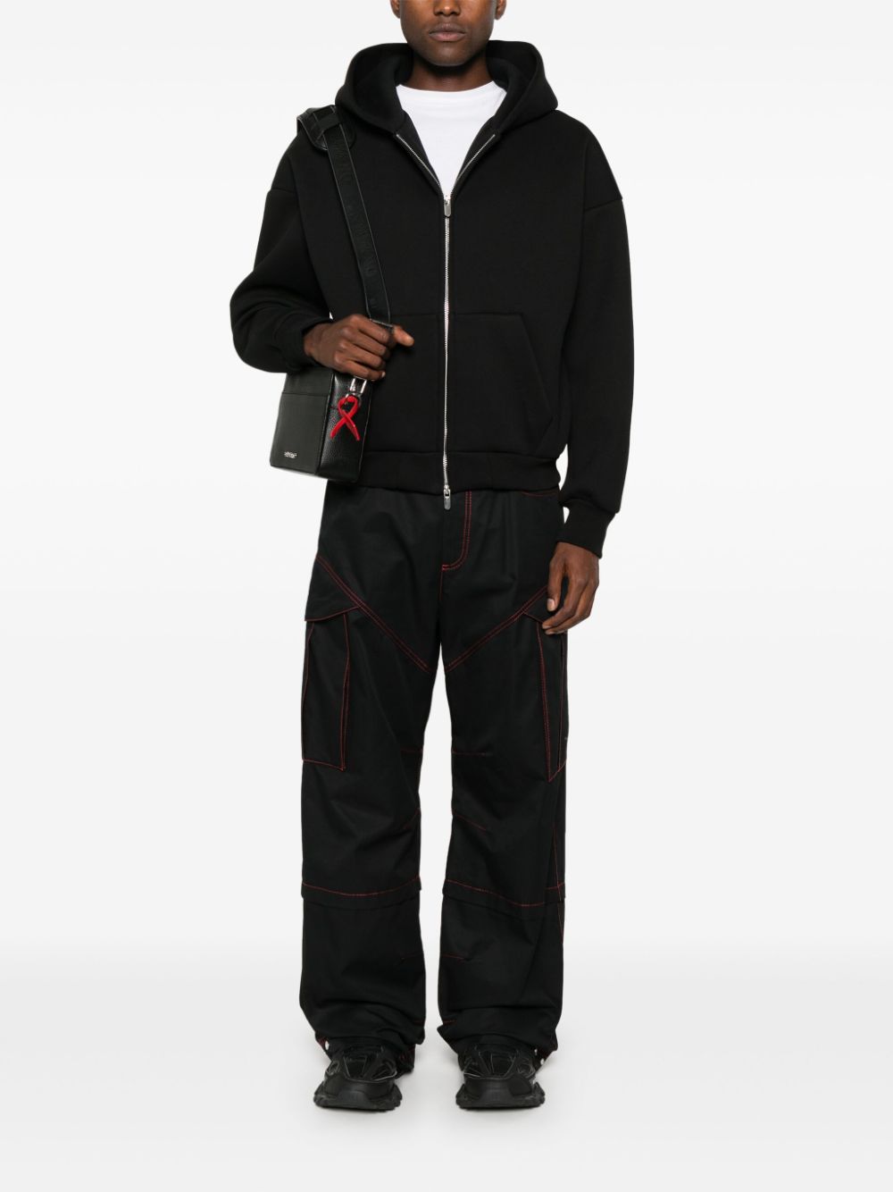 Shop Off-white Cargo Pants In Black