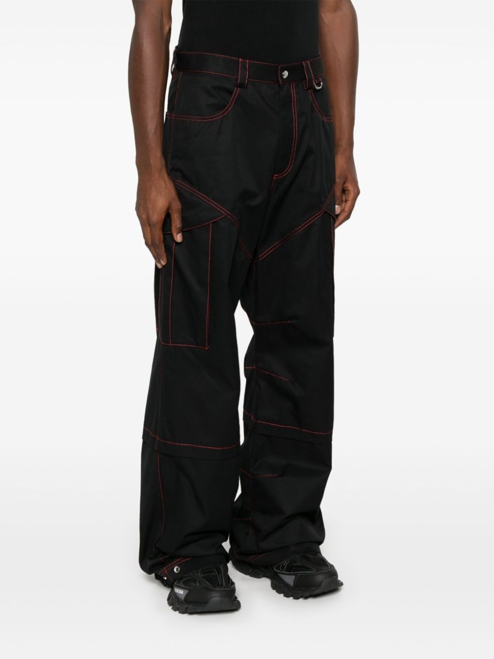 Shop Off-white Cargo Pants In Black