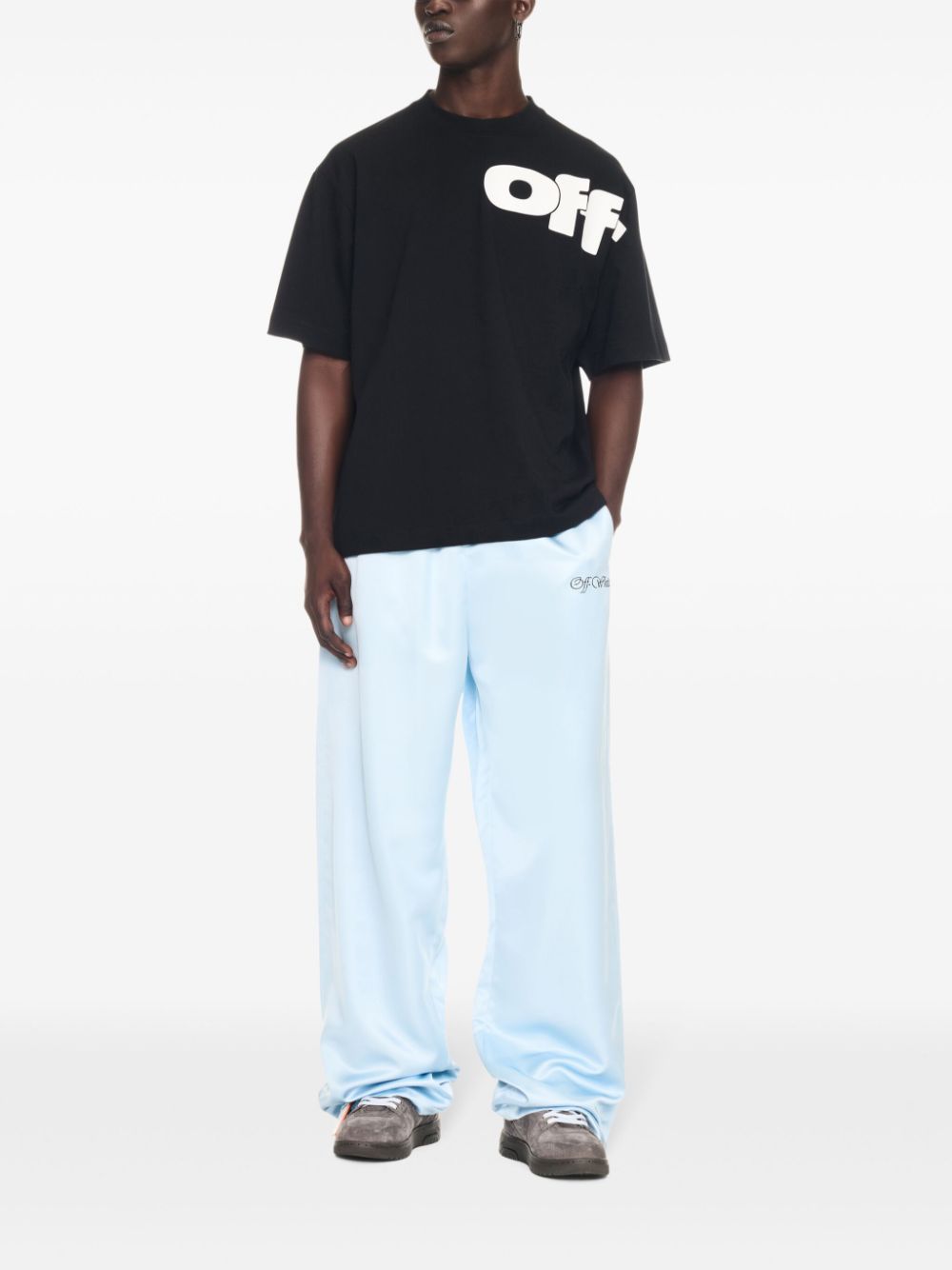 Off-White logo-embroidered track pants Men