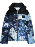 Off-White Camo down jacket - Blue