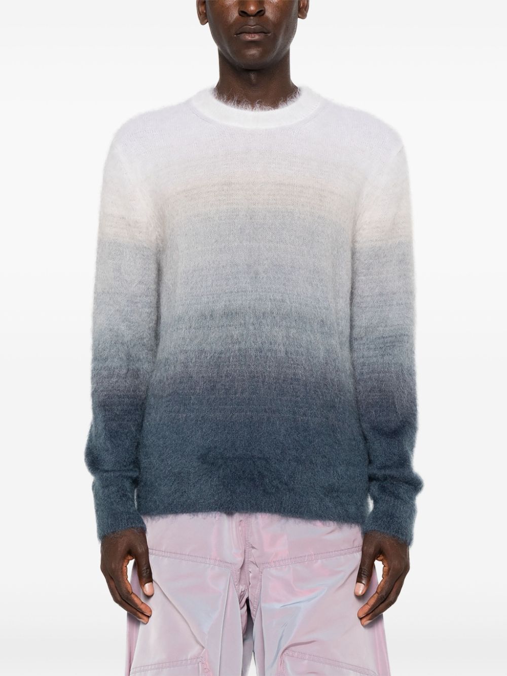 Off-White Arrows ombre brushed jumper Men