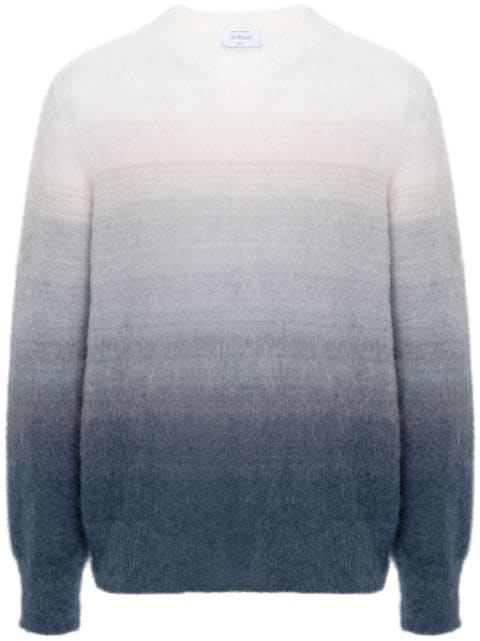 Arrows ombré brushed jumper