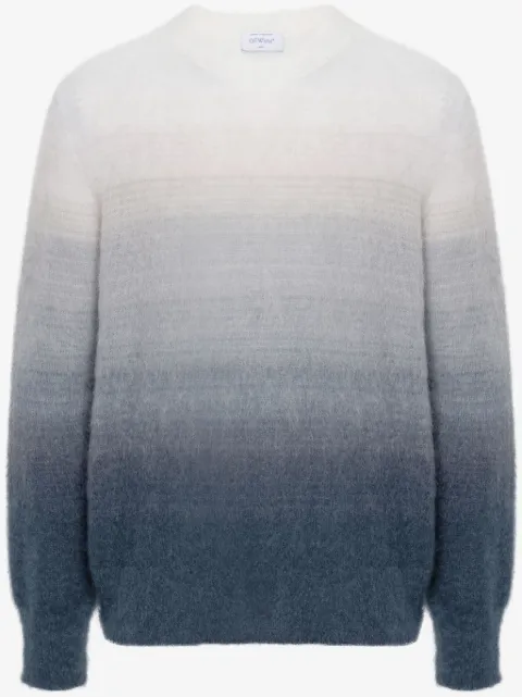 Off-White Arrows ombré brushed jumper