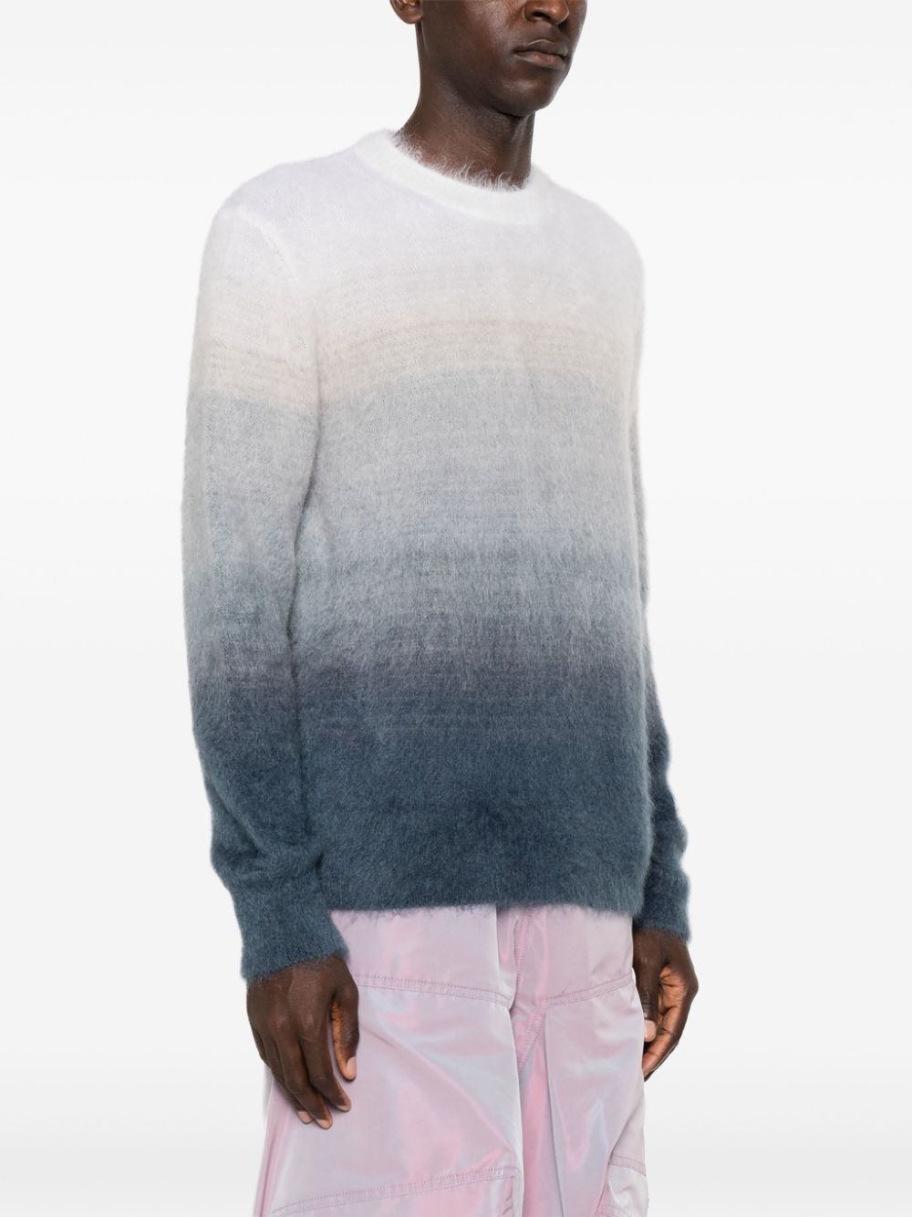 Off-White Arrows ombre brushed jumper Men