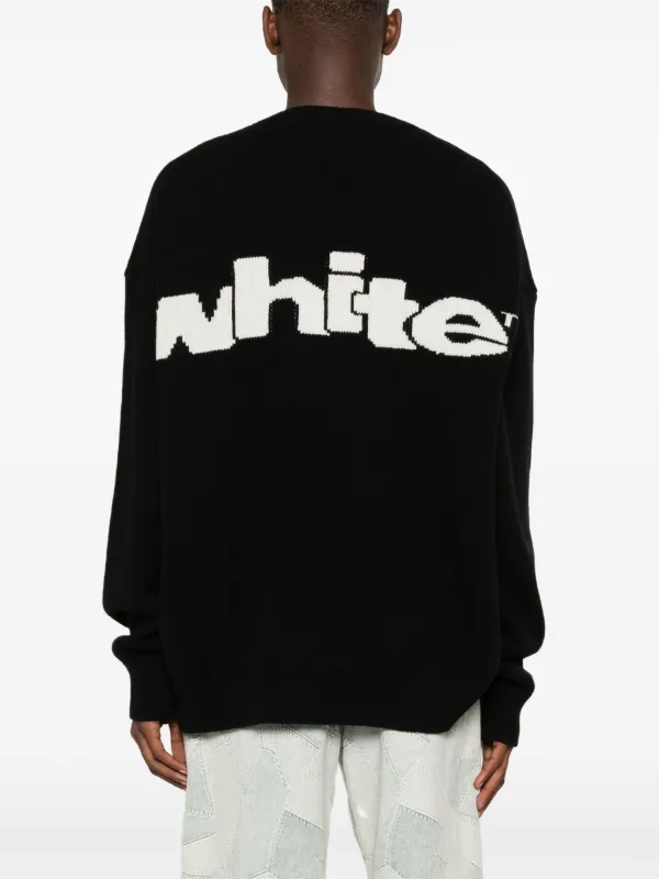 Off white long sweater best sale