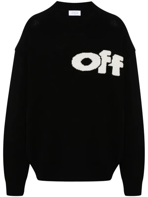 Off White Shared Logo Sweater FARFETCH KZ