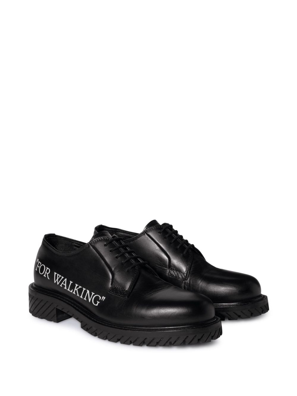 Shop Off-white For Walking Derby Shoes In Black