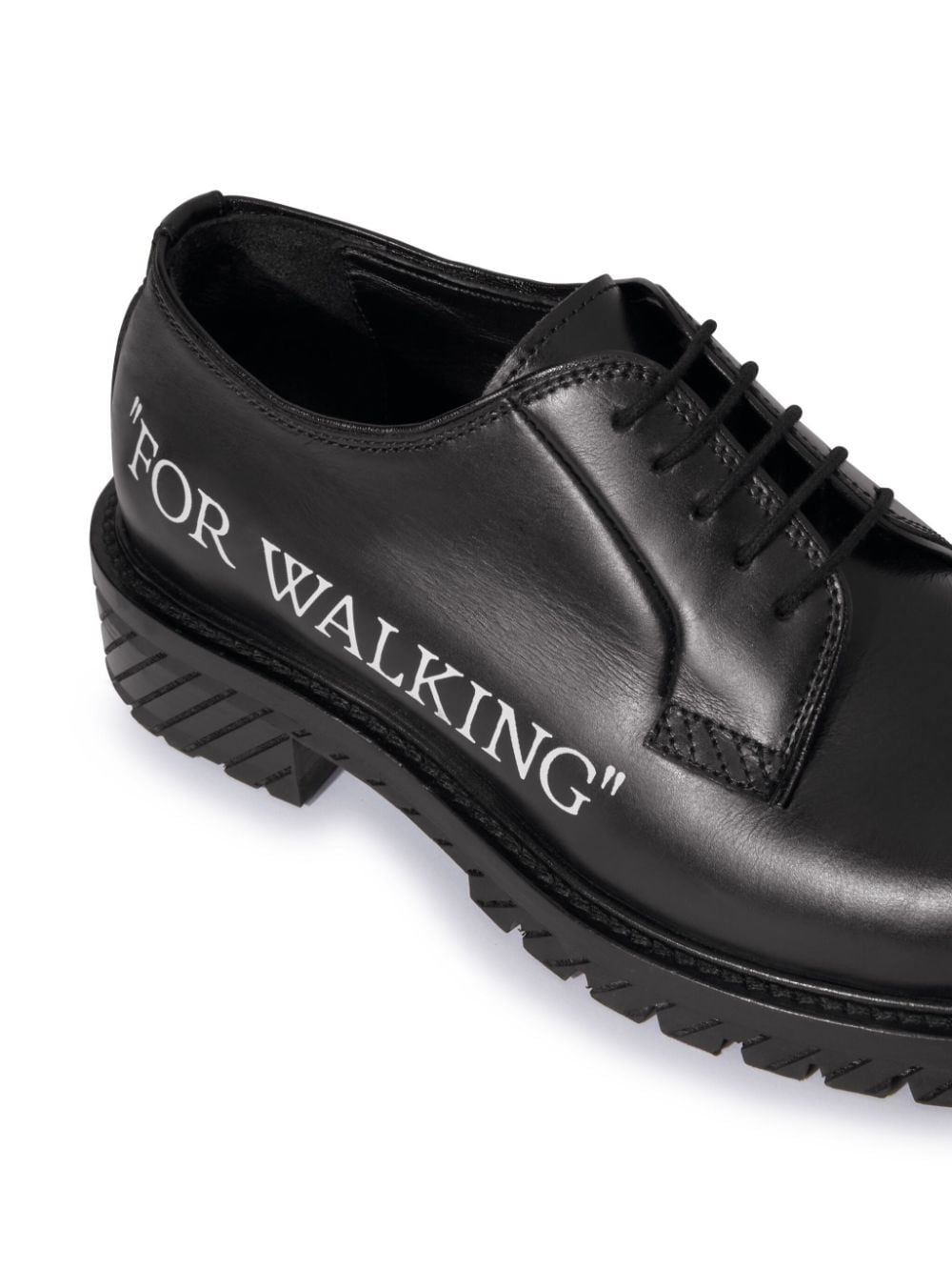 Shop Off-white For Walking Derby Shoes In Black