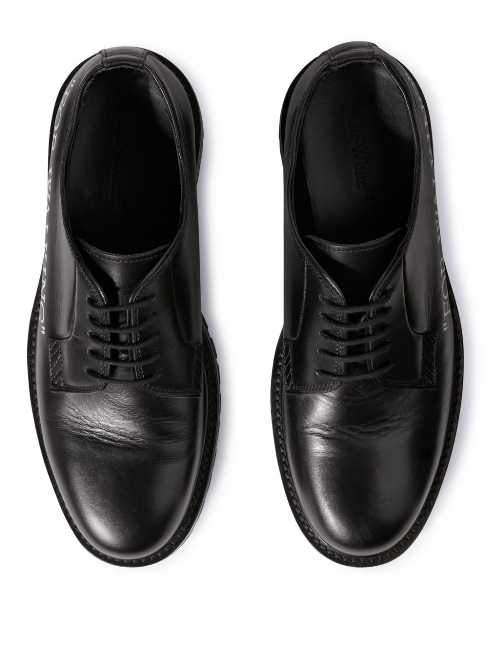 Shop Off-white For Walking Derby Shoes In Black