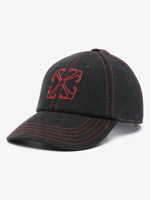Off-White gorra de mezclilla Arrow
