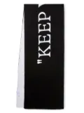 Off-White Keep Warm scarf - Black