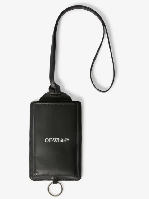 Off-White Bookish phone card holder