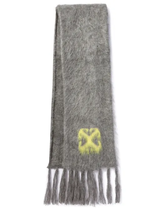 Écharpe à logo en jacquard - Off-White - Modalova