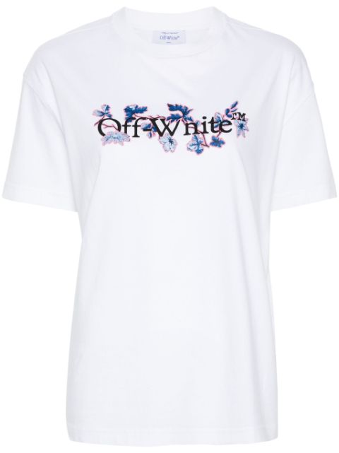 Off-White logo-print cotton T-shirt Women