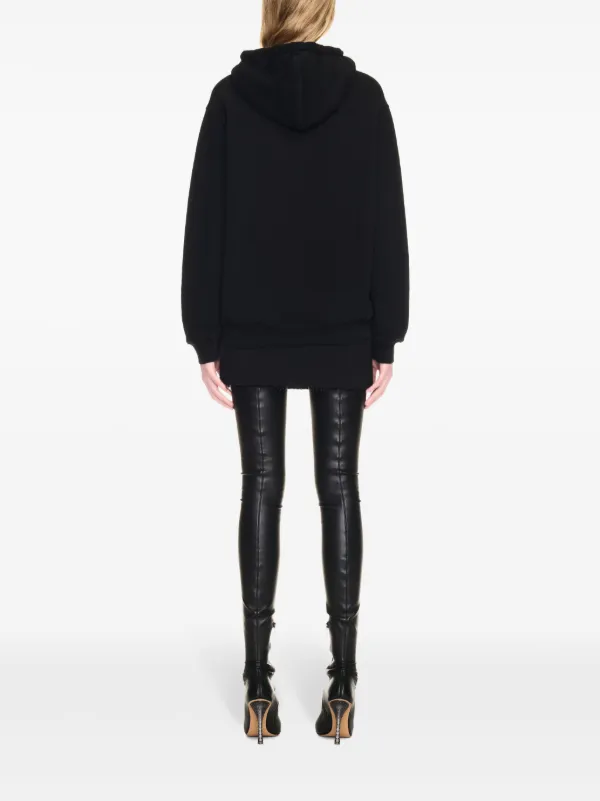Off-White レース ロゴアップリケ パーカー | ブラック | FARFETCH JP