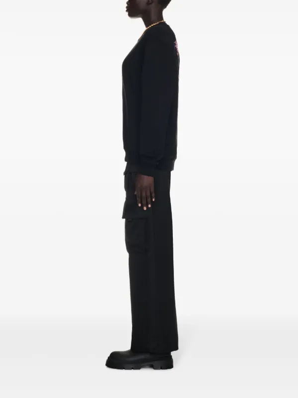 Off-White ロゴ スウェットシャツ | ブラック | FARFETCH JP