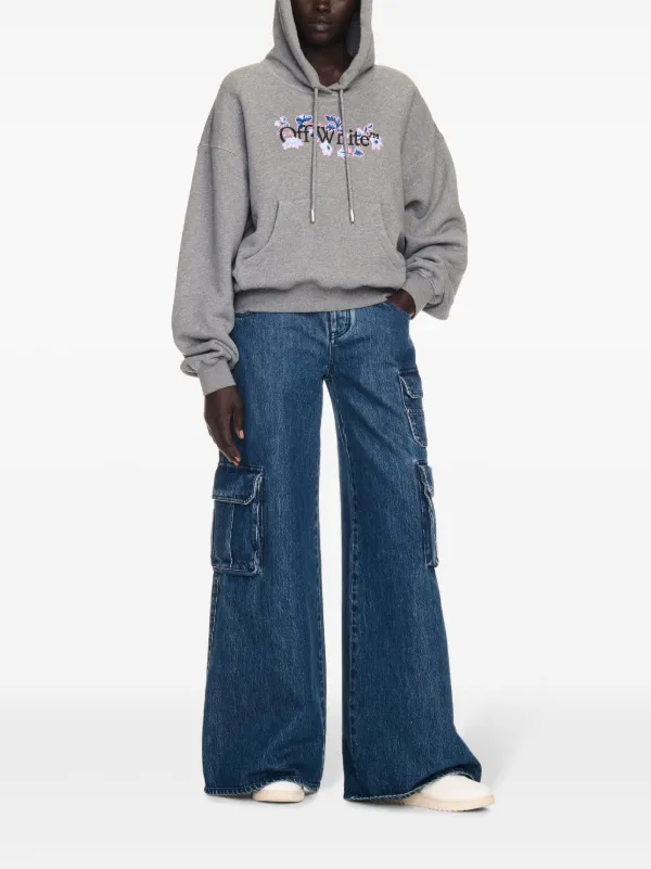 Off-White 23 Varsity Skate パーカー | グレー | FARFETCH JP
