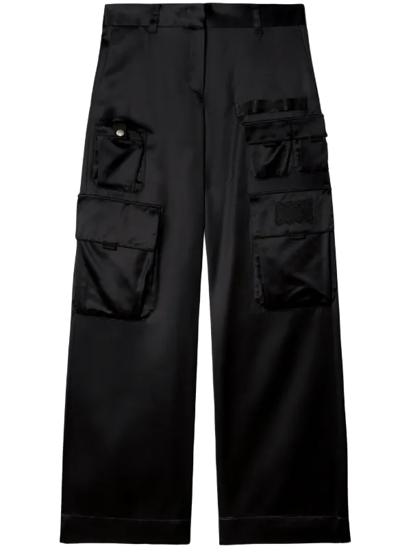 Off-White Wo Gab Toybox Cargo Trousers | Black | FARFETCH