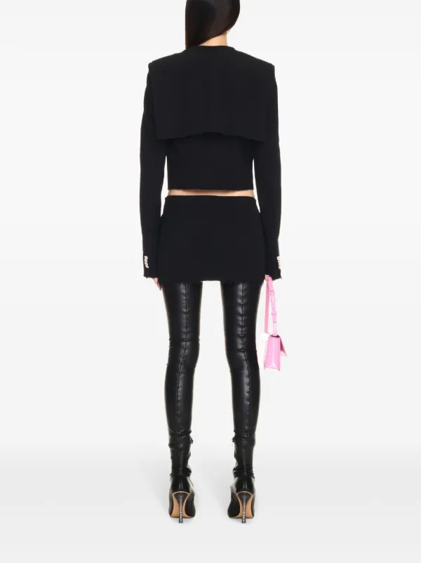 【関税込み】Off-White ブラック ポリエステル ミニスカート Off-White ロゴ ミニスカート | ブラック | FARFETCH JP