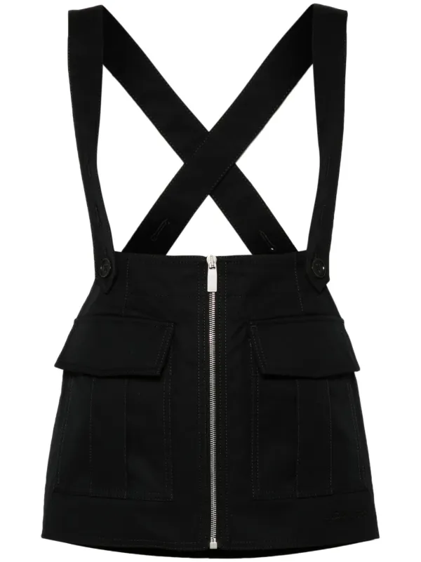 Off-White Cargo Mini Skirt in Black