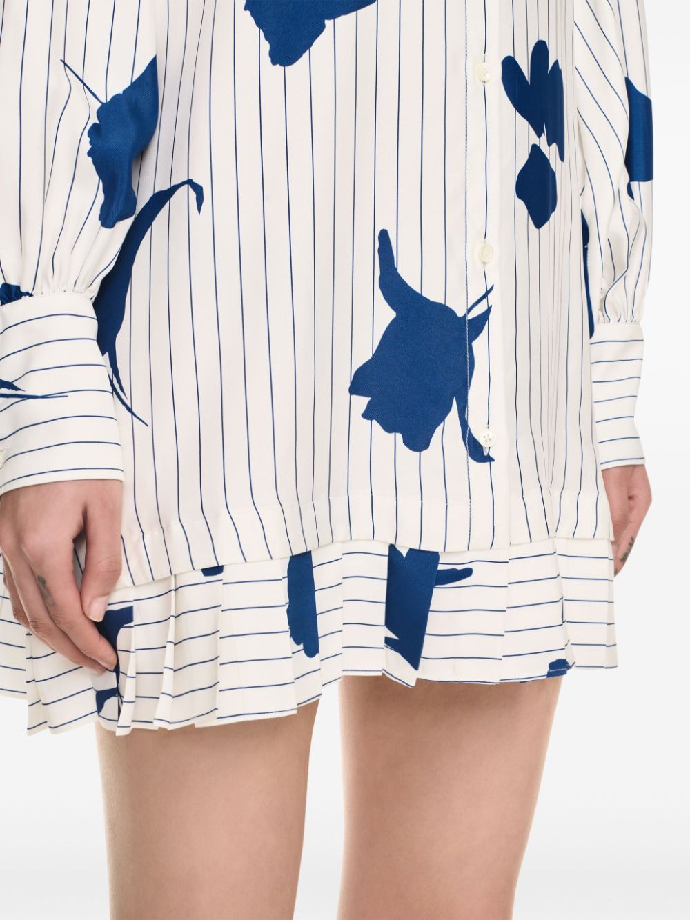 Off-White floral-print shirt dress Women