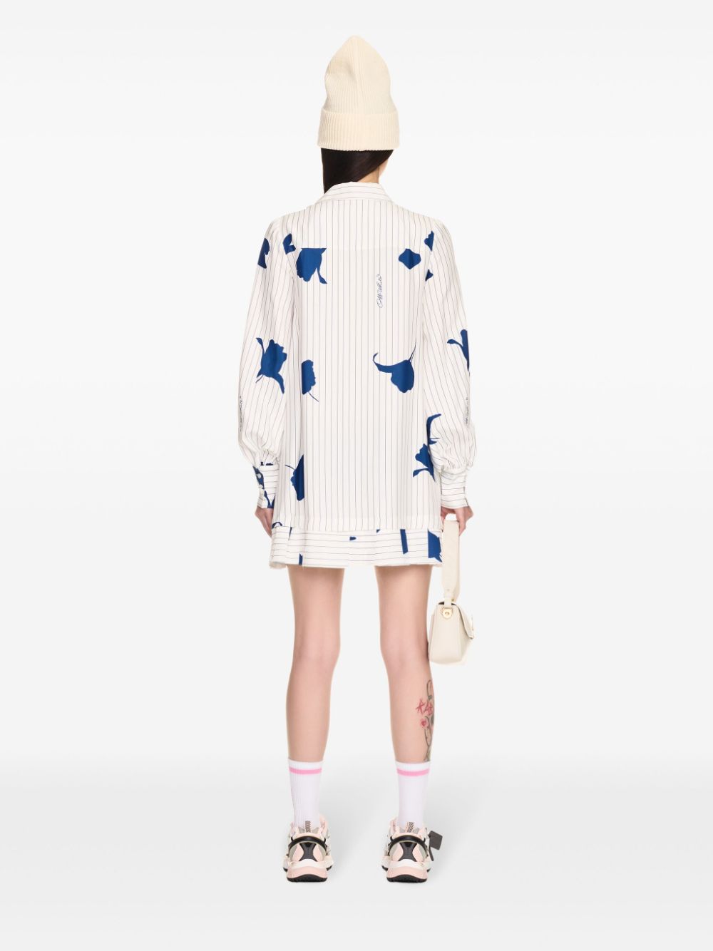 Off-White floral-print shirt dress Women