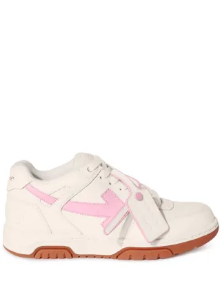 light pink off white sneakers