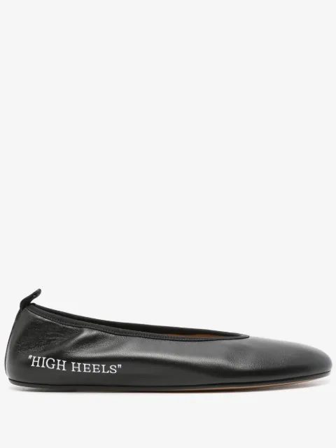 Off-White High Heel ballet flats