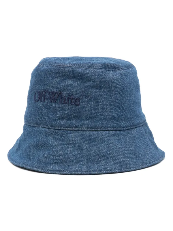【関税＆送料込み】Off-White Bookish Denim Bucket Hat Off-White Bookish Denim Bucket Hat | Saks Fifth Avenue