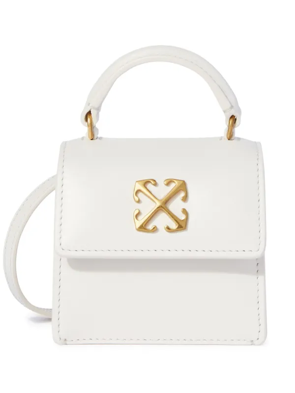 Off White Micro Jitney Bag White FARFETCH IE