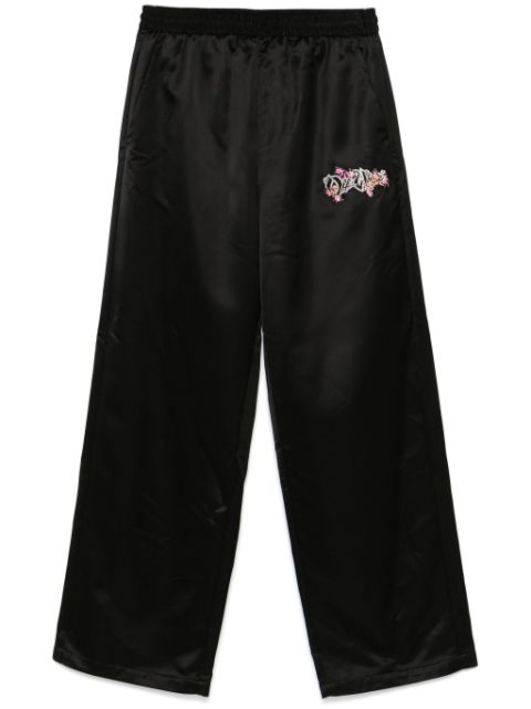 Off-White logo-embroidered trousers Men