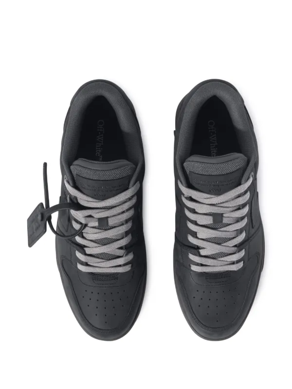 Off White OUT OF Office Calf Leather 38 Black Male