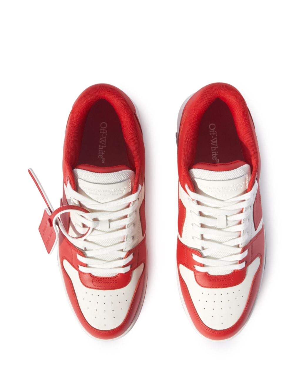 Shop Off-white Out Of Office Sneakers In Red