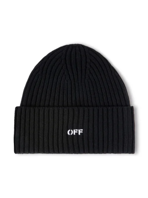 Bonnet Off Stamp en laine - Off-White - Modalova