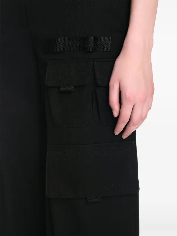 【関税&送料込み】Off-White Wo Toyrbox Cargo Pants Off-White Wo Toyrbox Cargo Pants | Black | FARFETCH GE