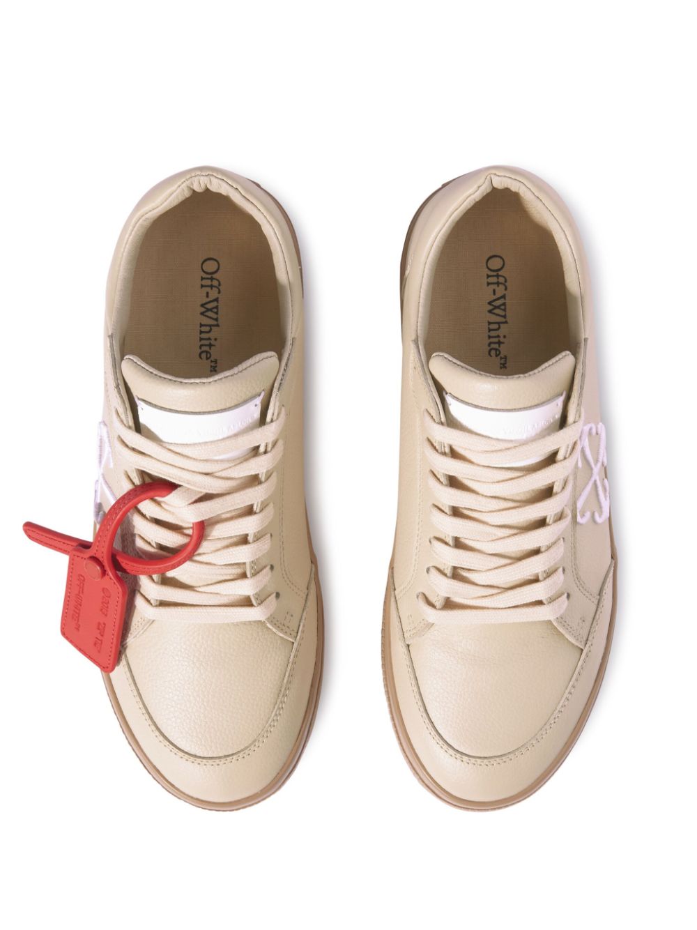 Off White New Low Vulcanized Sneakers Neutrals Farfetch