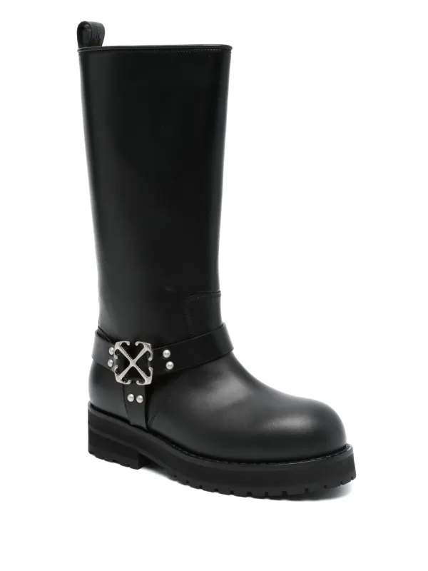 ブーツその他 Off-White Woman Boots Black OWIE041C99LEA001 1010 23541330_54508665_600.jpg