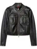 Off-White Vintage Lea leather jacket - Black